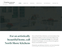 Tablet Screenshot of northshorekitchens.net